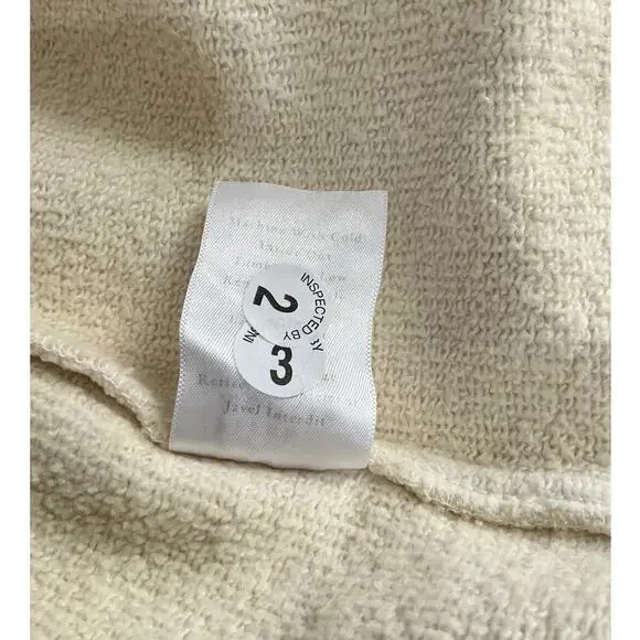 Frank & Eileen Belfast Trench Coat Vintage White Triple Fleece Size XS  Made USA - Picture 11 of 11